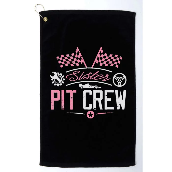 Racing Car Sister Racer Sister Pit Crew Platinum Collection Golf Towel