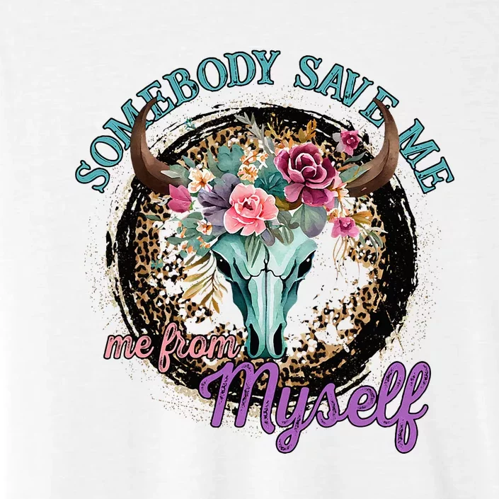 Retro Cowgirl Somebody Save Me Country Music ChromaSoft Performance T-Shirt