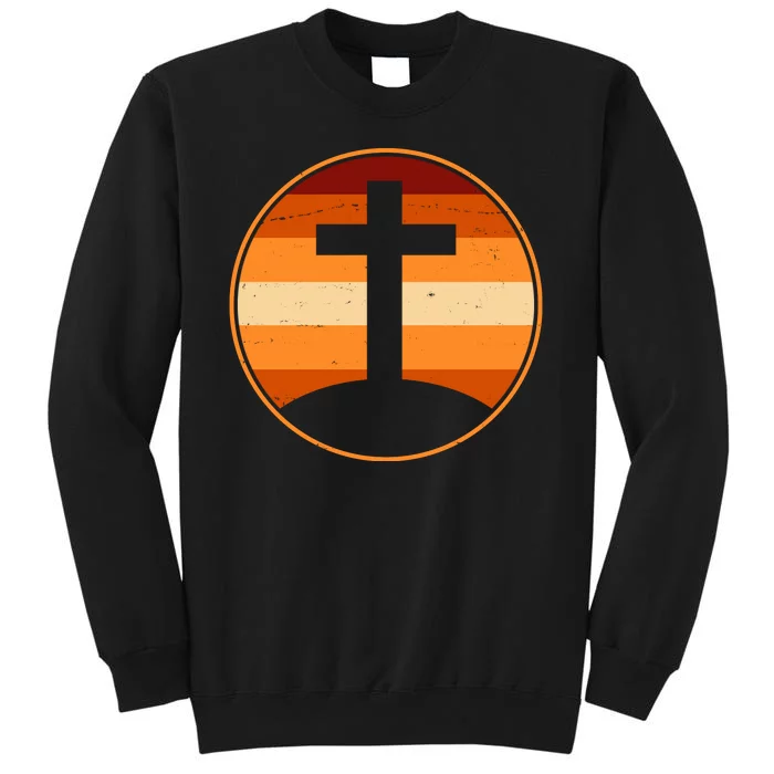 Retro Cross Sunset Tall Sweatshirt