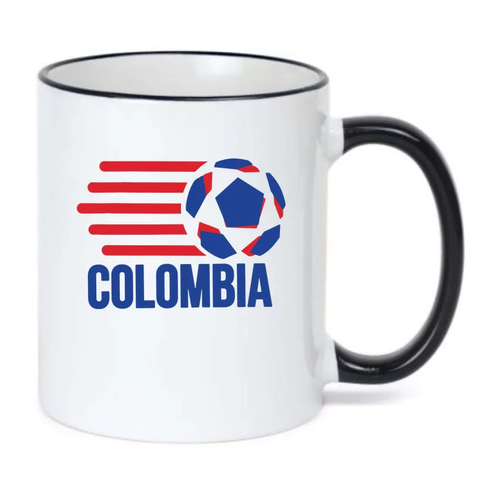 Retro Colombia Soccer 2018 Black Color Changing Mug