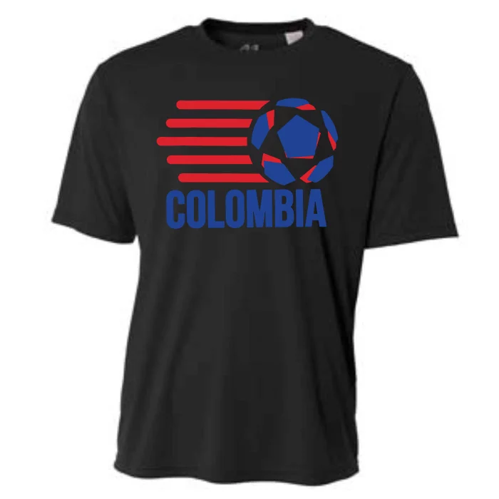 Retro Colombia Soccer 2018 Cooling Performance Crew T-Shirt