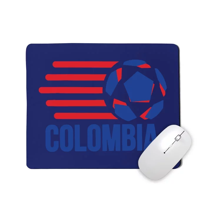 Retro Colombia Soccer 2018 Mousepad