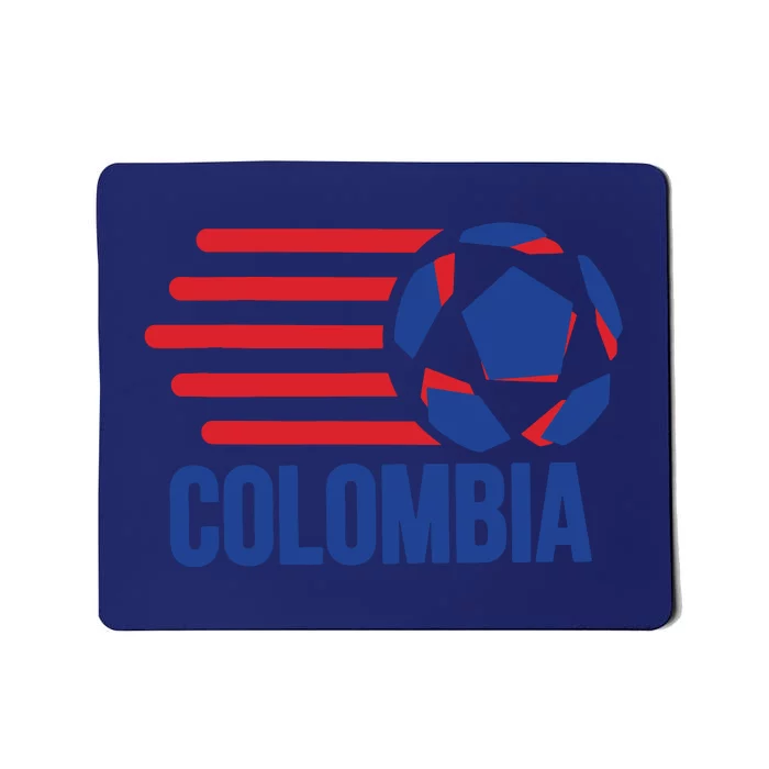 Retro Colombia Soccer 2018 Mousepad