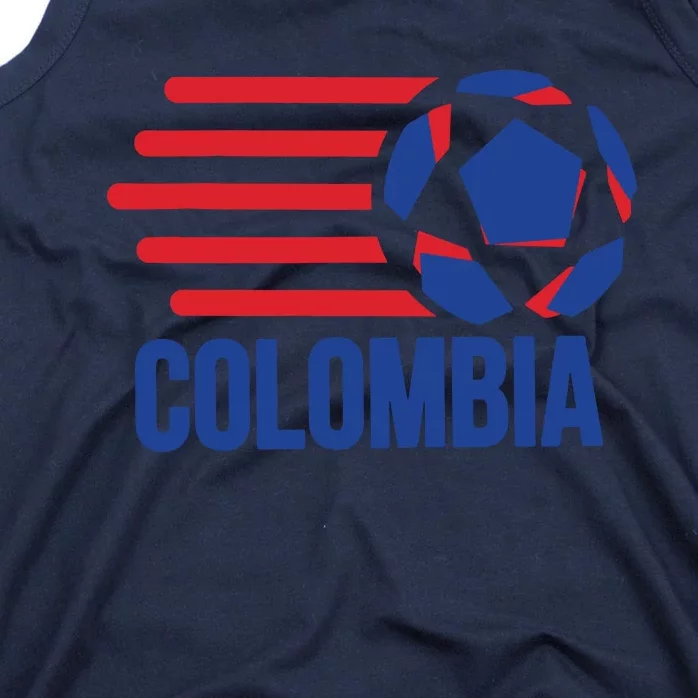 Retro Colombia Soccer 2018 Tank Top