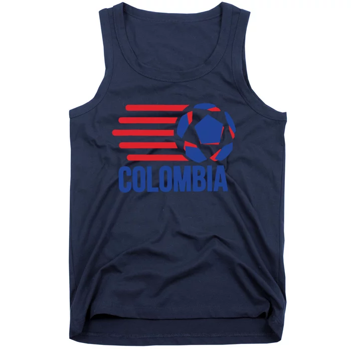 Retro Colombia Soccer 2018 Tank Top