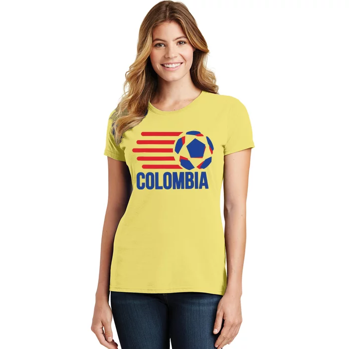 Retro Colombia Soccer 2018 Women's T-Shirt