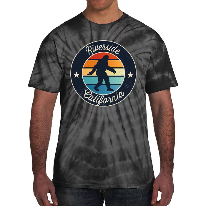 Riverside California Sasquatch Graphic Tie-Dye T-Shirt