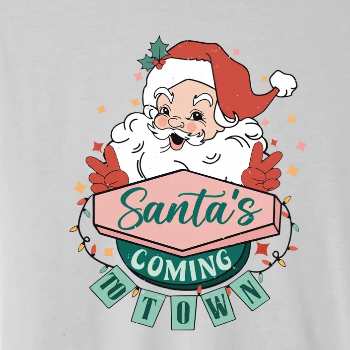 Retro Christmas Santa Baby Love Christmas ChromaSoft Performance T-Shirt