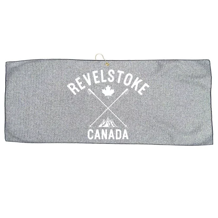 Revelstoke Canada Ski Gift Large Microfiber Waffle Golf Towel