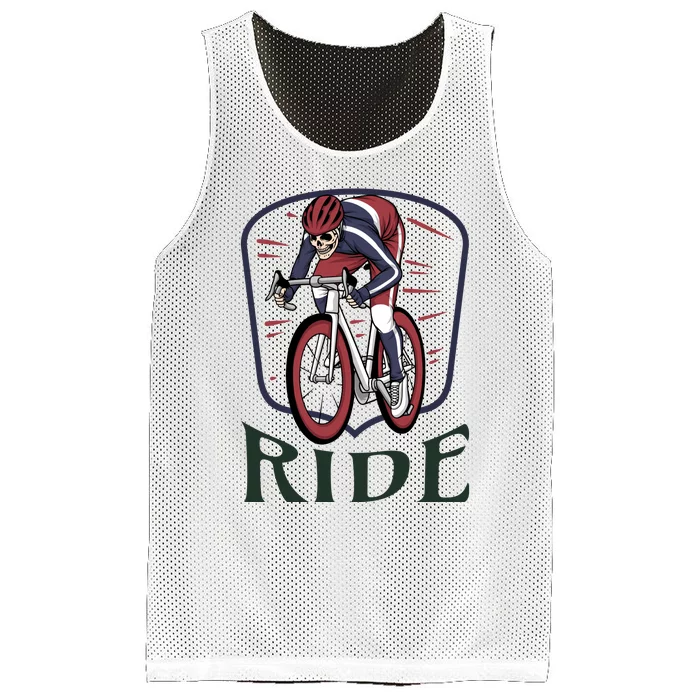 Ride Cycle Skeleton Mesh Reversible Basketball Jersey Tank