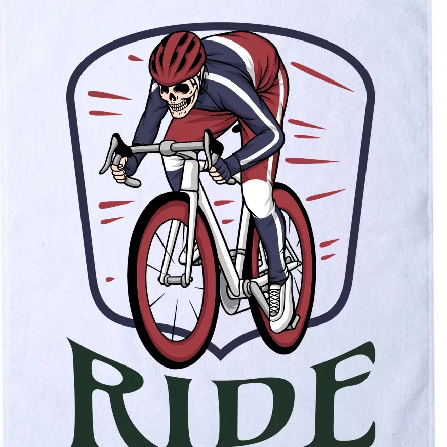 Ride Cycle Skeleton Platinum Collection Golf Towel