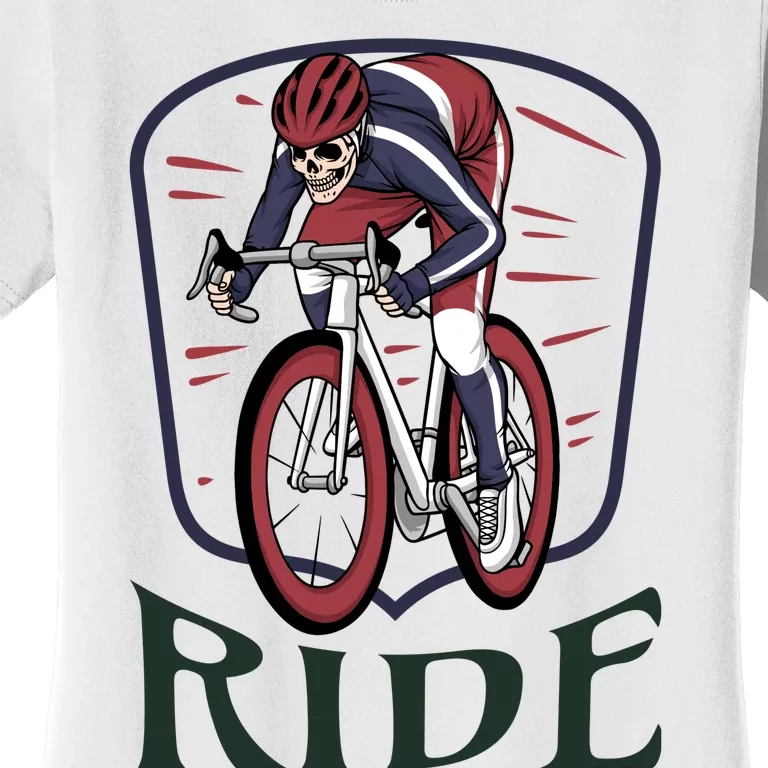 Ride Cycle Skeleton Women's T-Shirt