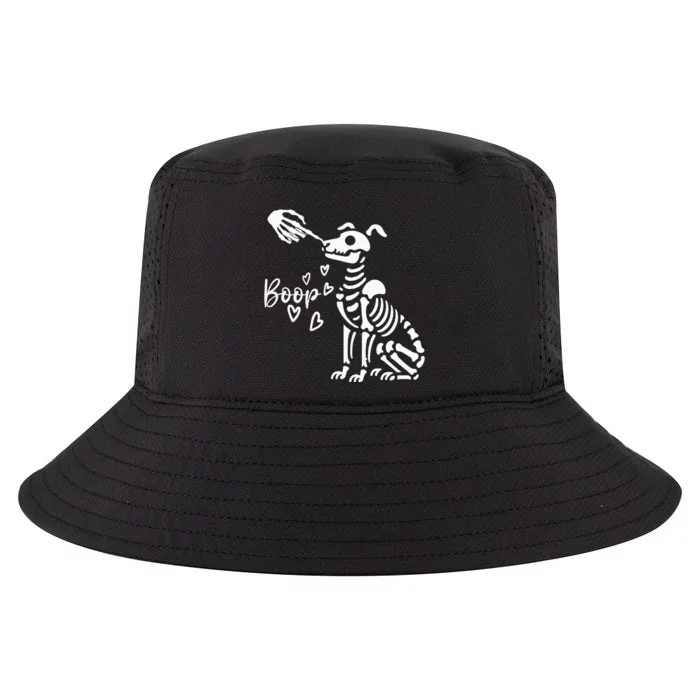 Retro Cute Skeleton Hand Boop Dog Cool Comfort Performance Bucket Hat