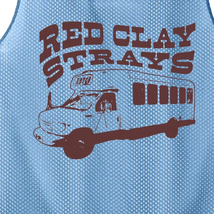 Red Clay Strays Mesh Reversible Basketball Jersey Tank