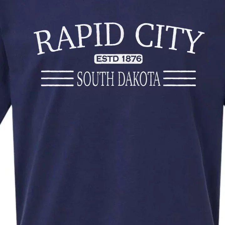 Rapid City South Dakota Sueded Cloud Jersey T-Shirt