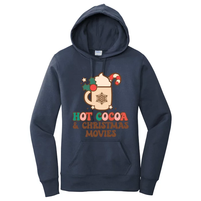 Retro Christmas Santa Clause Reindeer Jolly Tis The Season Gift Women's Pullover Hoodie