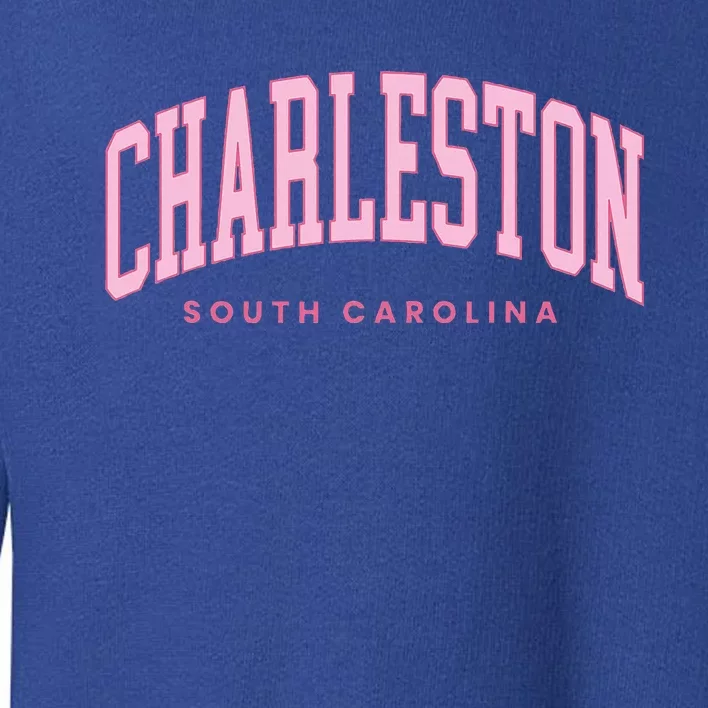 Retro Charleston South Carolina Preppy Throwback Girl Toddler Sweatshirt