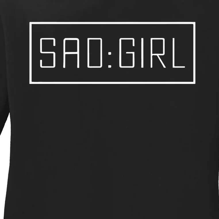 Ryan Clark Sad Girl Ladies Long Sleeve Shirt