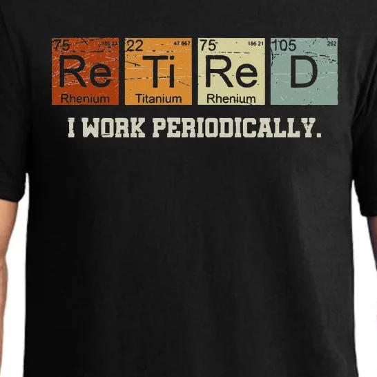 Retired Chemistry Teacher Science Retirement Gift Chemistry Pajama Set