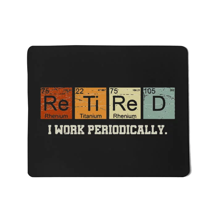 Retired Chemistry Teacher Science Retirement Gift Chemistry Mousepad