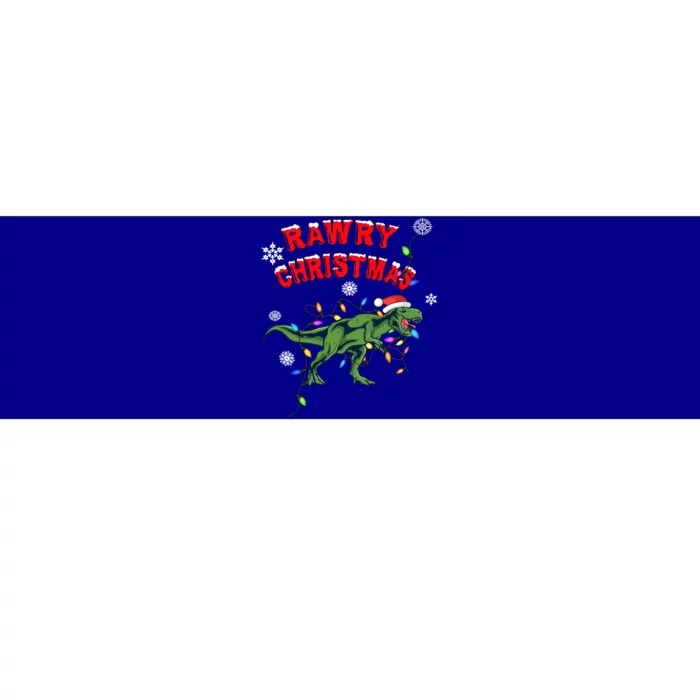 Rawry Christmas Tree Rex Gift Bumper Sticker