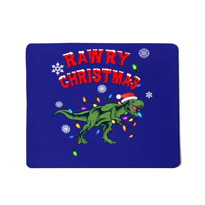 Rawry Christmas Tree Rex Gift Mousepad