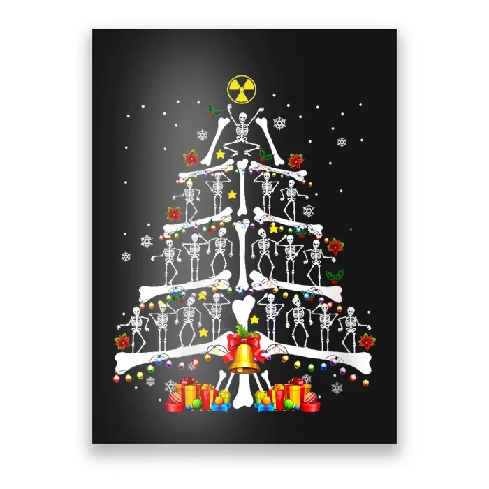 Radiology Christmas Tree Holiday Season Poster