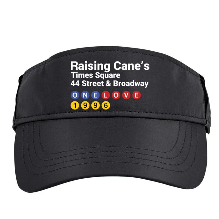 Raising Canes Times Square Fast Food Lover Adult Drive Performance Visor