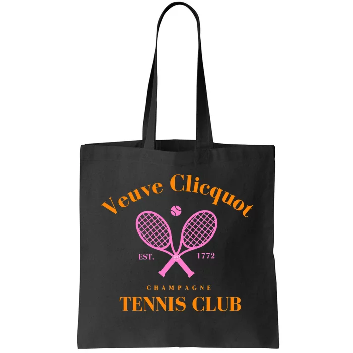 Retro Champagne Tennis Club  Best Gift Costume Halloween Xmas Tote Bag