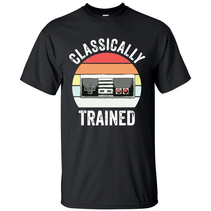 Retro Classically Trained Vintage Video Gamer Gaming Tall T-Shirt