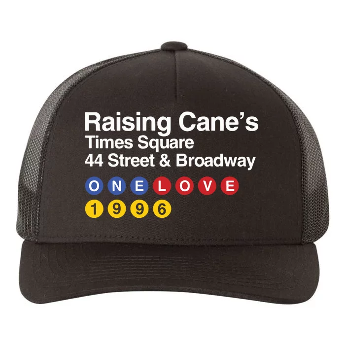 Raising Canes Times Square Yupoong Adult 5-Panel Trucker Hat