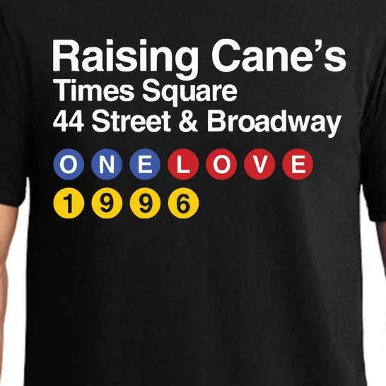 Raising Canes Times Square Pajama Set