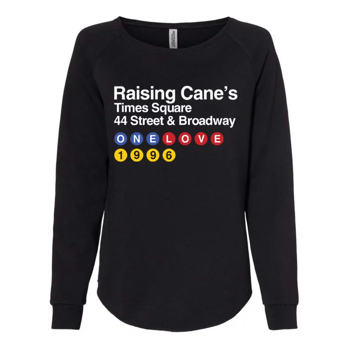 Raising Canes Times Square Womens California Wash Sweatshirt