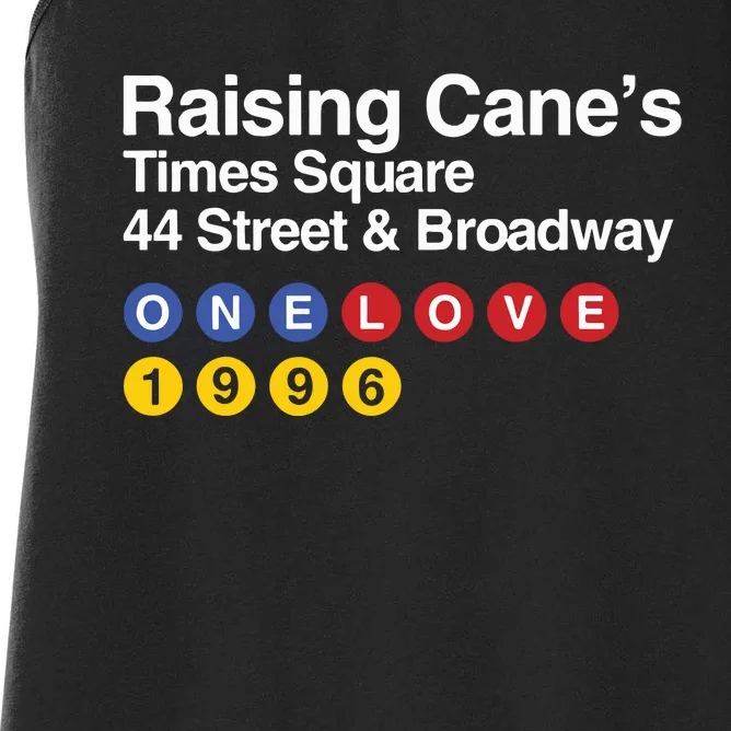 Raising Canes Times Square Women's Racerback Tank