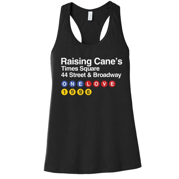 Raising Canes Times Square Women's Racerback Tank