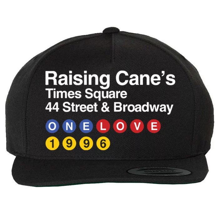 Raising Canes Times Square Wool Snapback Cap