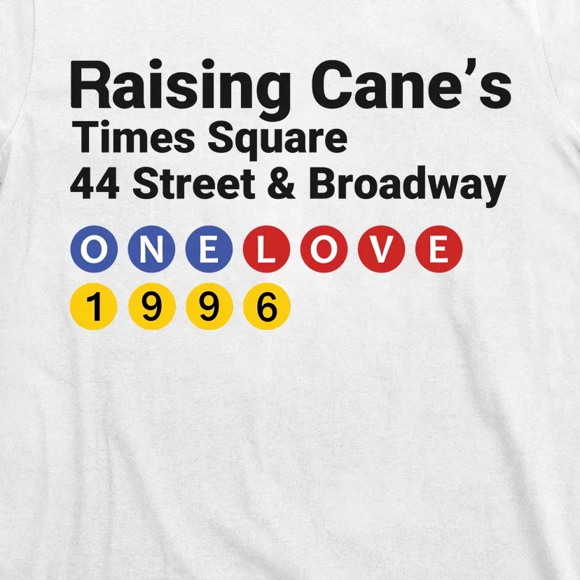 Raising Canes Times Square Fast Food Lover T-Shirt