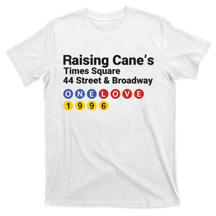 Raising Canes Times Square Fast Food Lover T-Shirt