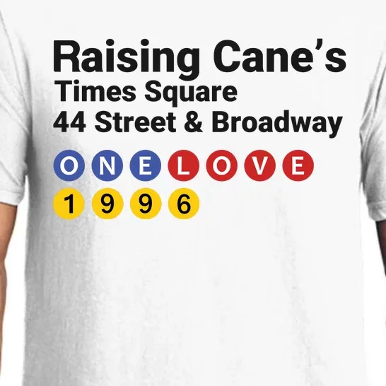 Raising Canes Times Square Fast Food Lover Pajama Set