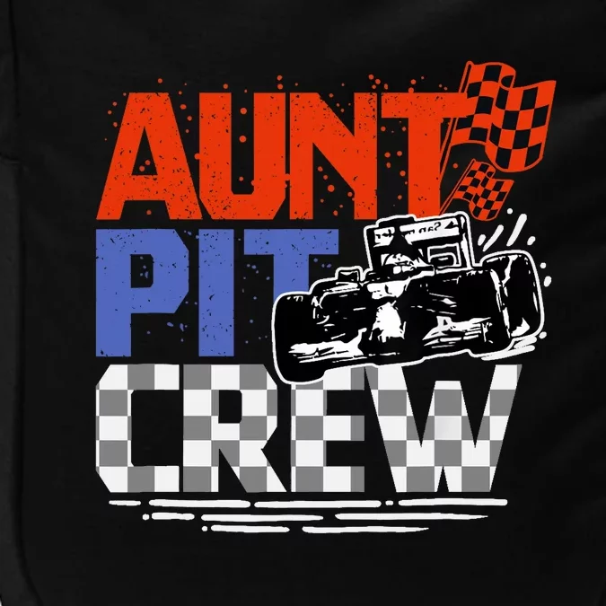 Race Car Themed Birthday Party Gift Aunt Pit Crew Costume Impact Tech Backpack