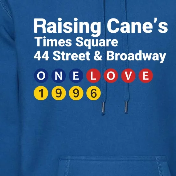 Raising CaneS Times Square Premium Hoodie