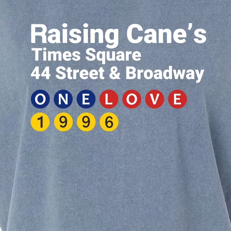 Raising CaneS Times Square Garment-Dyed Women's Muscle Tee