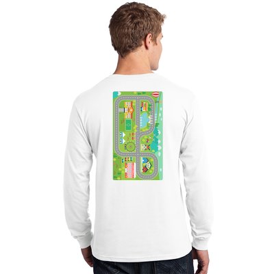 Race Car Track Funny Parent Trap Long Sleeve Shirt