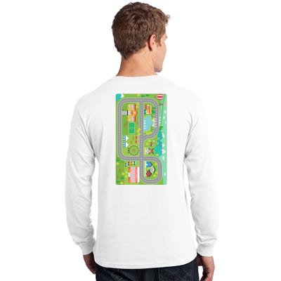 Race Car Track Funny Parent Trap Tall Long Sleeve T-Shirt