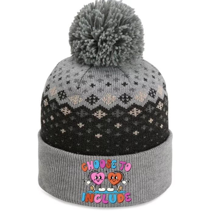 Retro Choose To Include The Baniff Cuffed Pom Beanie