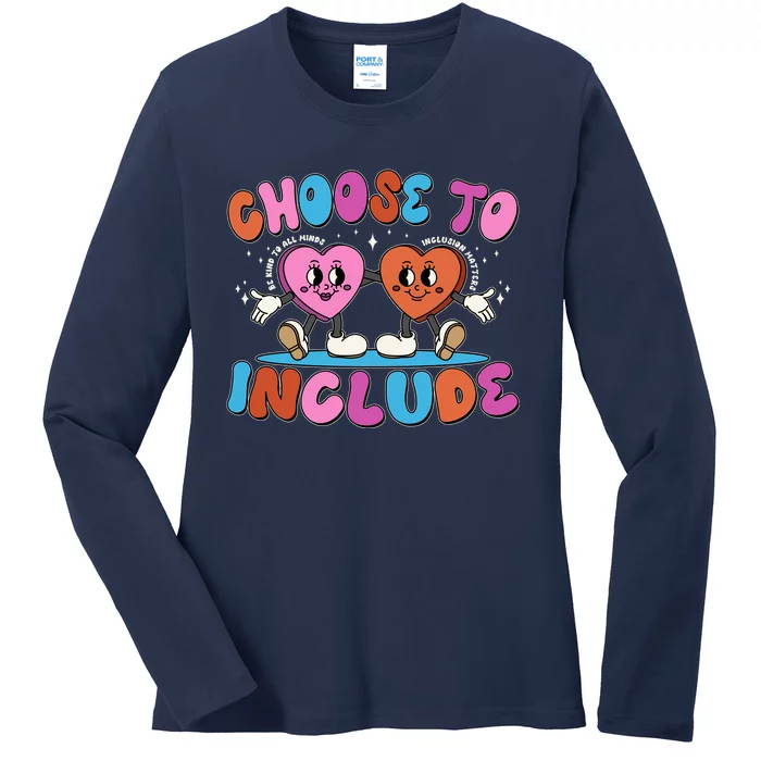 Retro Choose To Include Ladies Long Sleeve Shirt