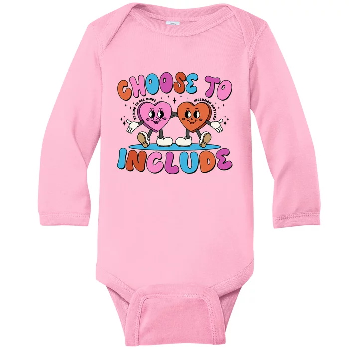 Retro Choose To Include Baby Long Sleeve Bodysuit