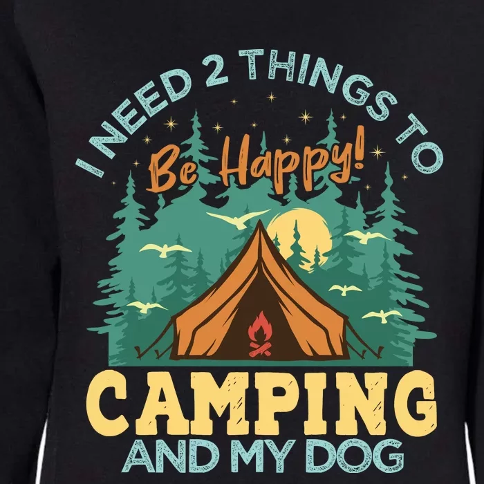 Retro Camping T Womens California Wash Sweatshirt