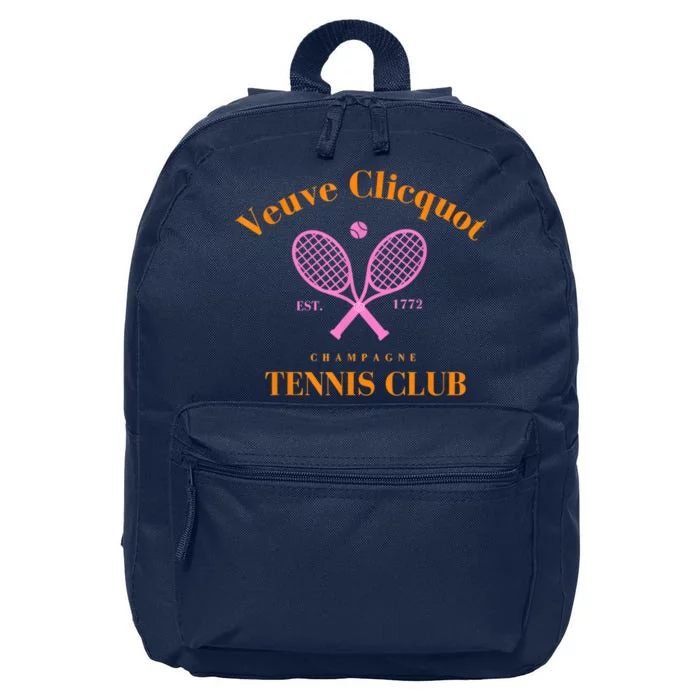 Retro Champagne Tennis Club 16 in Basic Backpack