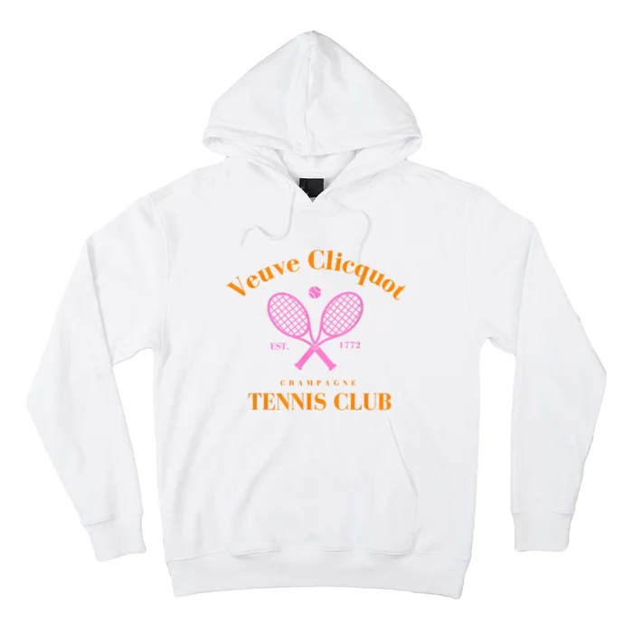 Retro Champagne Tennis Club Hoodie